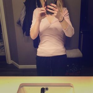 Blush pink Express shirt with tags